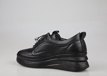 Marka Sesi 021-121 Siyah Kadın Günlük Ayakkabı