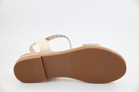 GUJA 25y346-3 Ortopedik Bej Kadın Sandalet