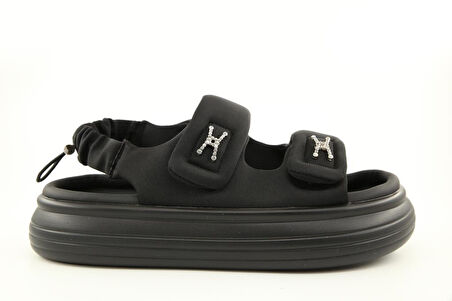 GUJA 25y413-1 Ortopedik Siyah Kadın Sandalet