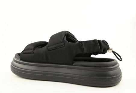 GUJA 25y413-1 Ortopedik Siyah Kadın Sandalet