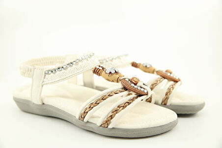 GUJA 25y129-2 Beyaz Çocuk Sandalet