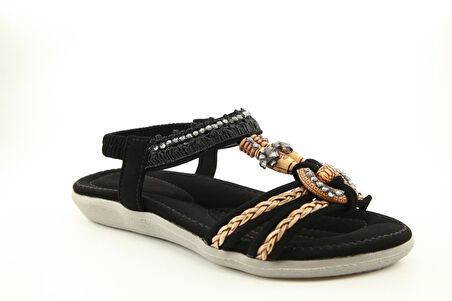 GUJA 25y129-2 Siyah Çocuk Sandalet