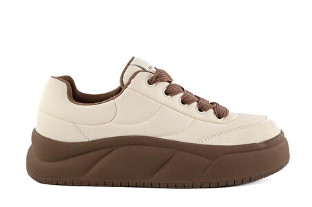 Ewoll 252-8028 Bej Kadın Sneakers