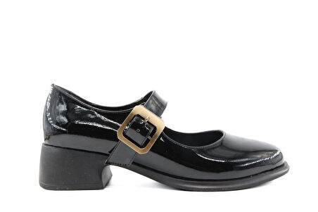 Miss Park Moda 161 k1000 Loafer Siyah Rugan Kadın Günlük Ayakkabı