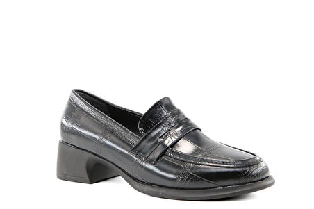 Miss Park Moda 161 k1066 Loafer Siyah Kadın Günlük Ayakkabı