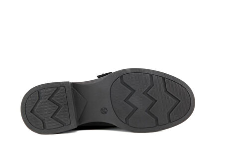 Miss Park Moda 208 k4065 Loafer Siyah Kadın Günlük Ayakkabı