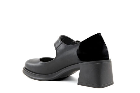 Miss Park Moda 386 k1360 Loafer Siyah Kadın Günlük Ayakkabı