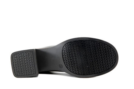 Miss Park Moda 386 k1457 Loafer Siyah Rugan Kadın Günlük Ayakkabı