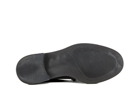 Miss Park Moda 386 k909 Loafer Siyah Rugan Kadın Günlük Ayakkabı