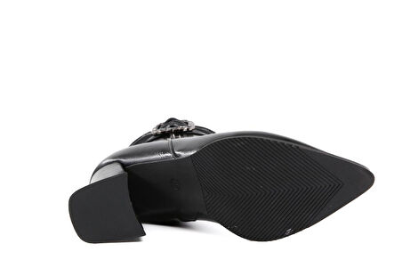 Miss Park Moda 07 k201/1 Siyah Rugan Kadın Bot