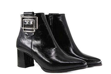 Miss Park Moda 09 k1754 Siyah Rugan Kadın Bot