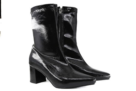 Miss Park Moda 09 k1783 Siyah Rugan Kadın Bot