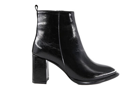 Miss Park Moda 09 k2900/1 Siyah Rugan Kadın Bot