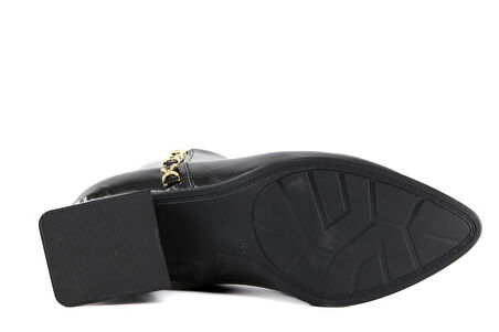 Miss Park Moda 309 k707/1 Siyah Rugan Kadın Bot