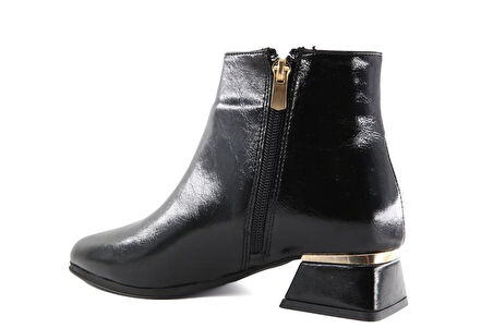 Miss Park Moda 309 k707/1 Siyah Rugan Kadın Bot