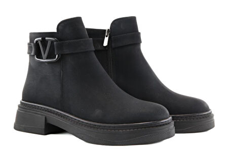 Marka Sesi MR410 Siyah Zümrüt Kadın Bot