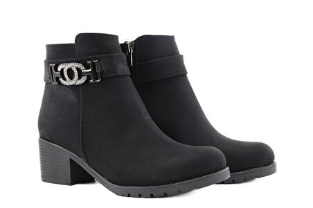 Marka Sesi SG455 Siyah Zümrüt Kadın Bot