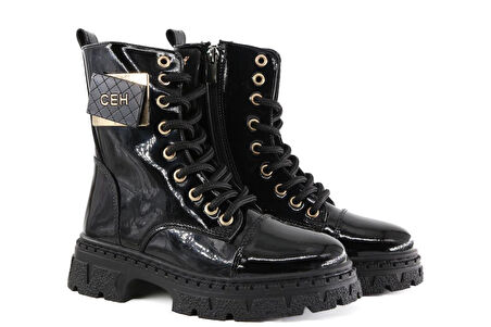 Bücür Ortopedi k100 Siyah Çocuk Bot