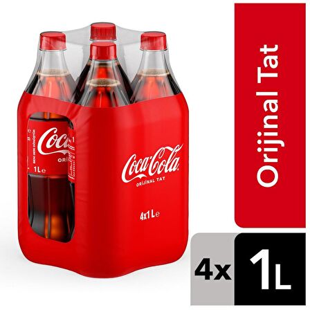 Coca Cola 1 lt 4'lü