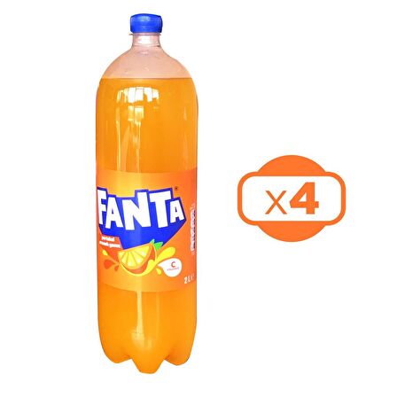 Fanta Portakal 2 lt 4 lü