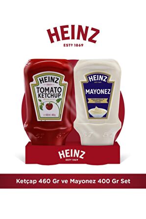 Heinz Ketçap  460 Gr ve  Mayonez 400 Gr Set