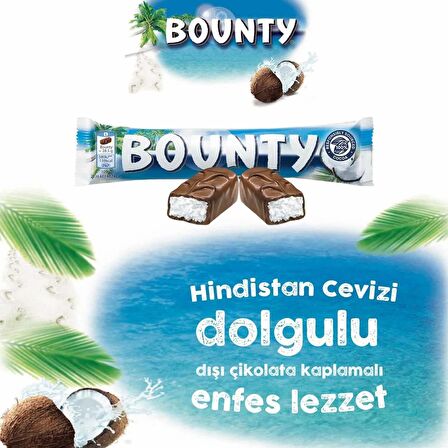 BOUNTY HİNDİSTAN CEVİZLİ ÇİKOLATA 57 G