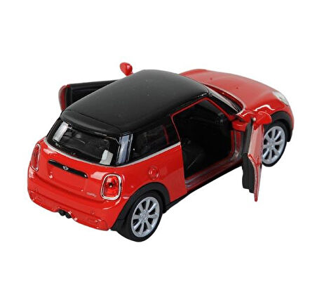 Oyuncak Metal Model Araba 1/36 Çek Bırak Kımızı Mini Cooper 