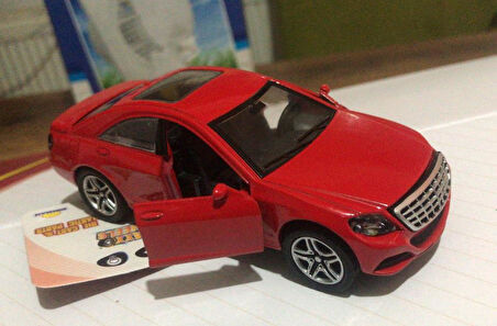 Oyuncak Metal Model Araba Açılır Kapı 1/36 Çek Bırak Kırmızı Bentley