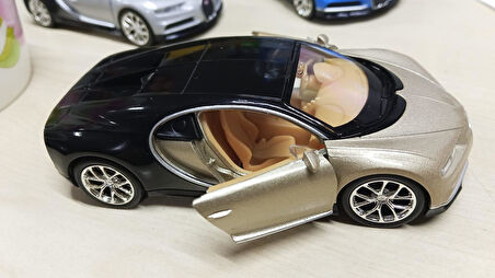 Oyuncak Metal Model Araba 1/36 Çek Bırak Bugatti Chiron Gold