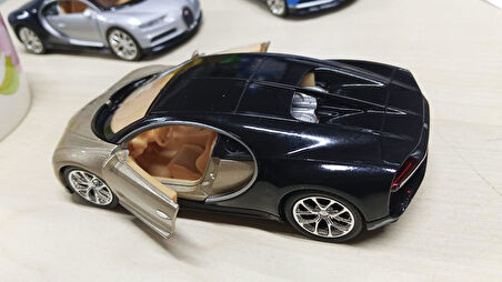 Oyuncak Metal Model Araba 1/36 Çek Bırak Bugatti Chiron Gold