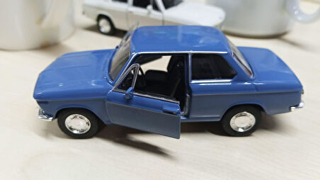 Oyuncak Metal Model Araba 1/36 Çek Bırak BMW 2002 Ti Turkuaz