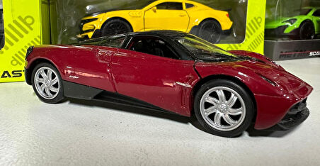 Oyuncak Metal Model Araba 1/36 Çek Bırak Kırmızı Pagani Huayra 