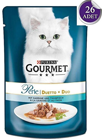 Gourmet Perle Izgara Ton Balıklı Kedi Maması 85 gr*26 Adet