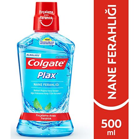 Colgate Plax Nane Ferahlığı Alkolsüz Gargara 500 ml