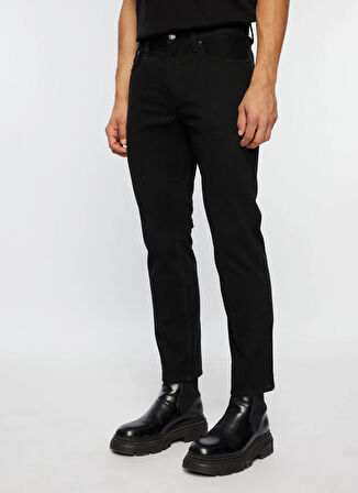 Gap Normal Bel Straight Fit Paça Straight Siyah Erkek Denim Pantolon 499985