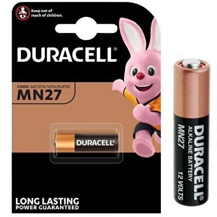 Duracell MN27 A27/27A/V27A/8LR732 12V Alkalin Pil