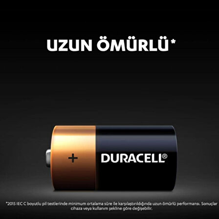 Duracell D 2 1.5V LR20 MN1300 Büyük Boy l 2'li Pil 1010441