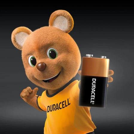 Duracell 9V Alkalin Pil (6LR61/MN1604)