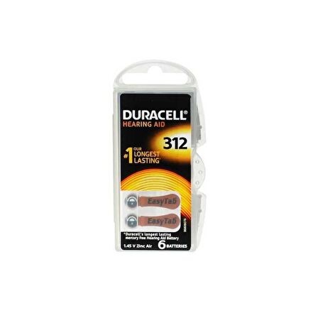 Duracell Activair 312 Kulaklık Pili 6'lı