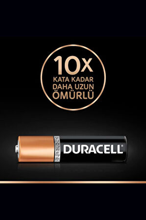 Duracell Alkalin AAA 12'Li İnce Kalem Pil