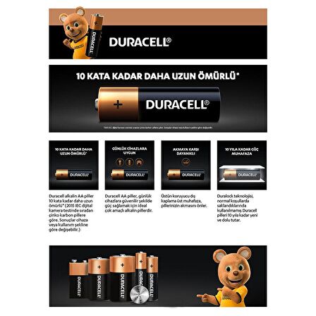 Duracell Basic Kalem Pil 8' li AA