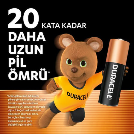 DURACELL BASIC AA Alkalin Kalem Pil (11'li Paket) – 1,5V