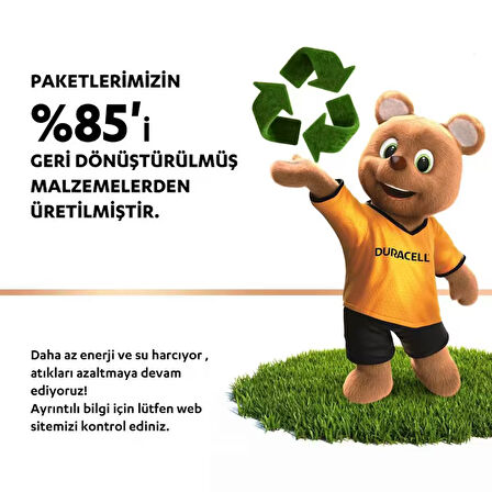 Duracell Alkalin 2'li D Pil