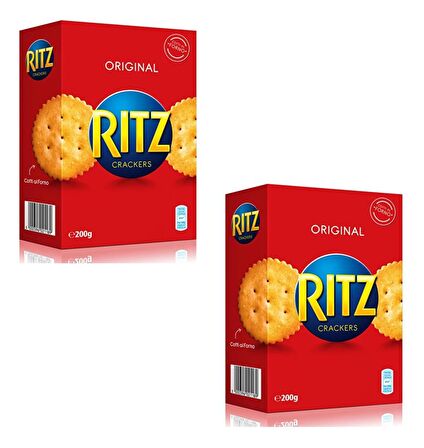 Nabisco Ritz Tuzlu Kraker 200 Gr 2'li Set