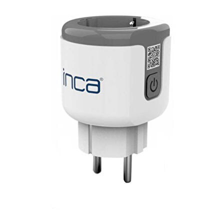 Inca IWA-283 16A Bluetooth Wi-Fi Akım Korumalı Akıllı Priz