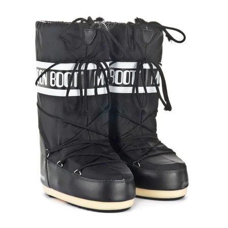 ICON NYLON W Kadın Bot (Kar) 80D1400440-N001 Moon Boot Nylon Black