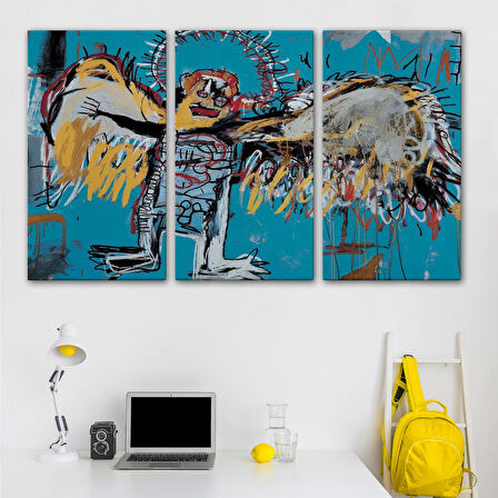 Jean Michel Basquiat'ın Düşmüş Melek Eseri Kanvas Tablo-5000