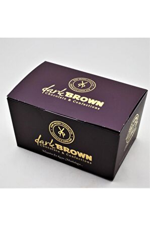 Dark Brown 1000 gr Kahve Çekirdekli Çikolata Dolgulu Draje Bitter, Sütlü Ve Beyaz Çikolatalı