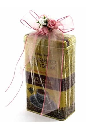 Nuri Toplar 2x300 gr Teneke Kutuda Geleneksel Türk Kahvesi 600 gram