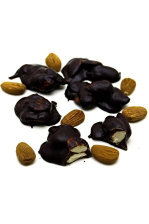 Dark Brown Roş Çikolata Bademli Bitter Roche Çikolatası 500 gr